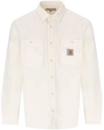 Carhartt L/s Clink Ivory Shirt - White