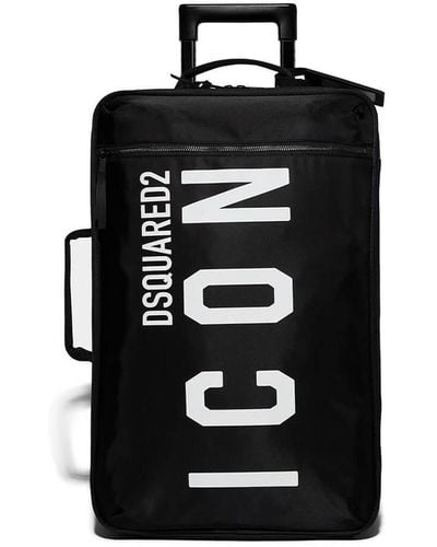 DSquared² Be Icon White Trolley - Black