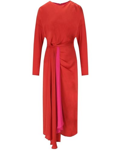 Essentiel Antwerp Robe midi estelle - Rouge