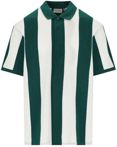 Carhartt S/s Hinton En Groen Polo Shirt