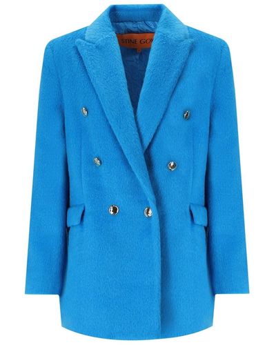 Stine Goya Blazer doppiopetto theo - Blu