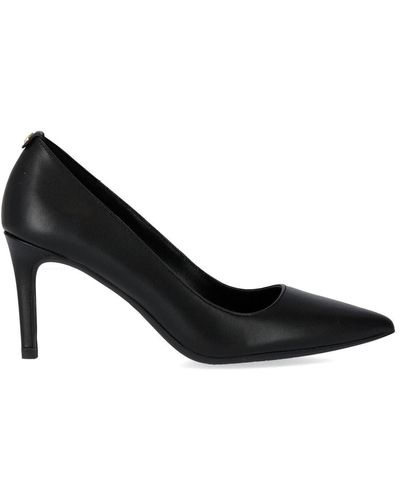 Michael Kors Leather Court Shoes - Black