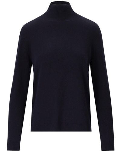 Weekend by Maxmara Kiku marinee pullover mit hohem kragen - Blau