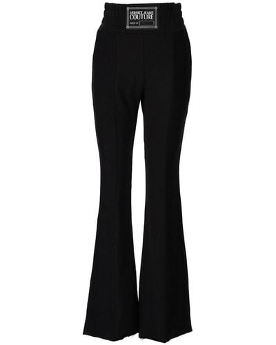Versace Heavy Basic Black Flare Pants