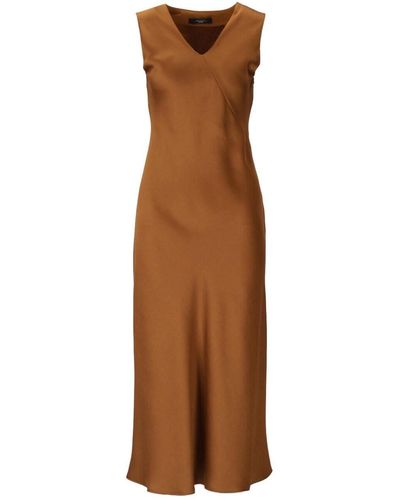 Weekend by Maxmara Pietra Bronze Long Dress - Brown