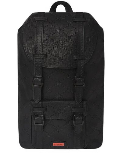 SPRAYGROUND: backpack in canvas with carved shark mouth - Black |  Sprayground backpack 910B3403 online at