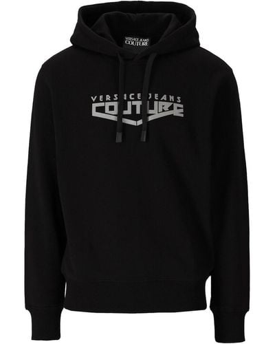 Versace Logo Space Hoodie - Zwart