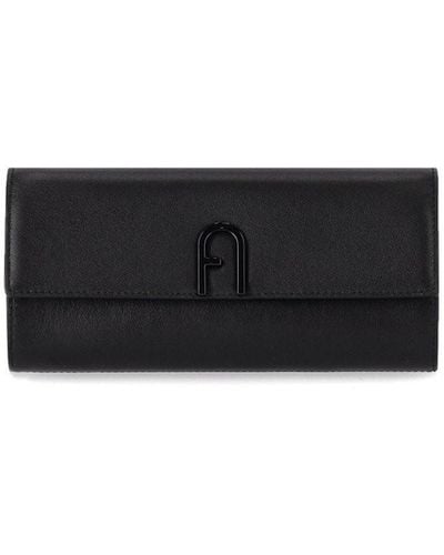 Furla Flow mini es clutch - Schwarz