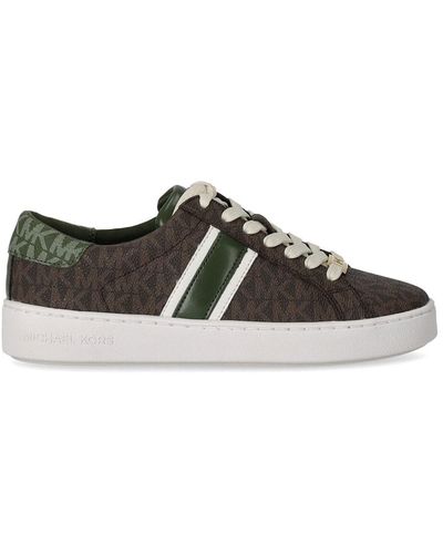 Michael Kors Irving monogram grün sneaker - Braun