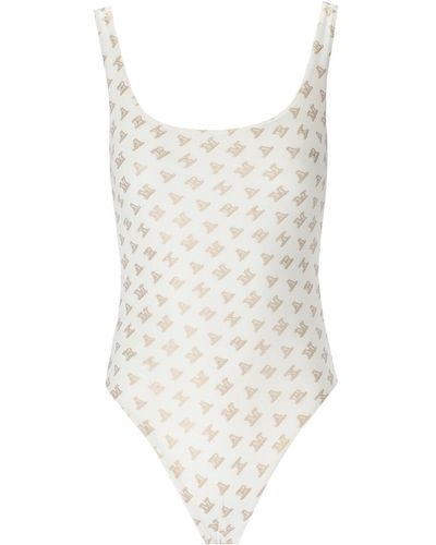 Max Mara Bañador entero clarice beachwear - Blanco