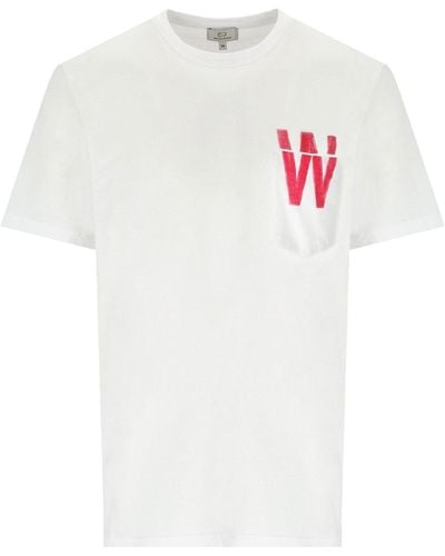 Woolrich T-shirt flag bianca - Bianco