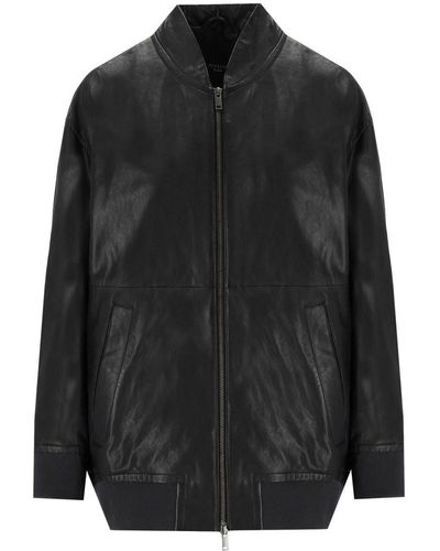 Weekend by Maxmara Blouson oversize cursore - Noir