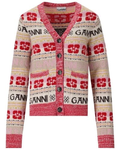Ganni Knitwear - Rojo