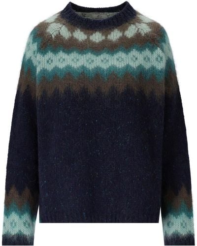 Woolrich Jersey fairisle - Azul