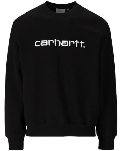 Carhartt Black Sweatshirt With Logo