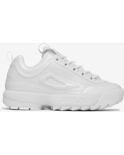 Fila Disruptor Ii Shine Metallic - White