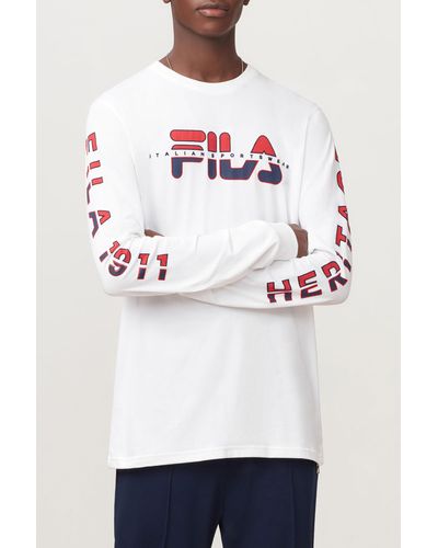 Fila Long-sleeve t-shirts for Men | Online Sale up to 65% off | Lyst