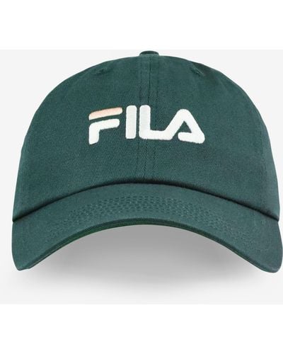 Fila Embroidered Logo Baseball Hat - Black