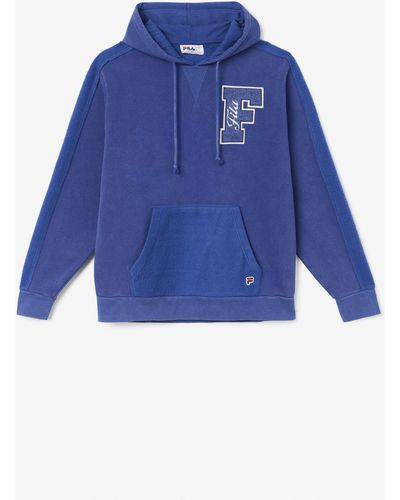 Fila Bryson Vintage Wash Hoodie - Blue