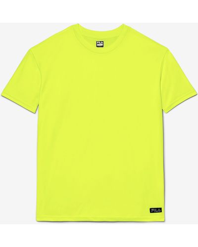 Fila High Visibility Short Sleeve Work Shirt - Yellow