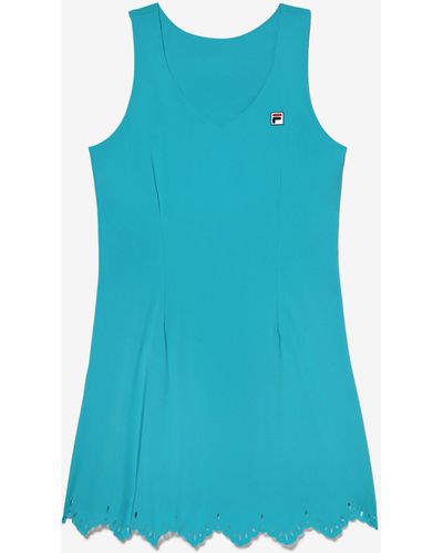 Fila Lasercut Dress - Blue