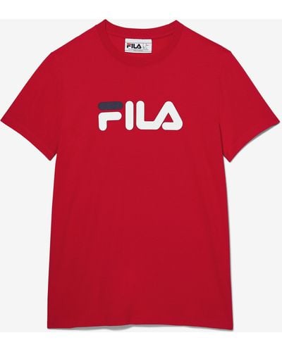 Fila Classic Logo Tee - Red