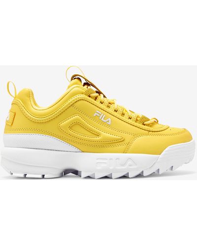 Yellow Fila Sneakers for Lyst