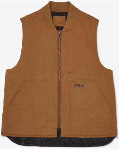 Fila Canvas Work Vest - Brown