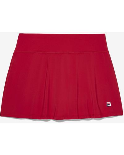 Fila Tennis Essentials Long Flirty Skort - Red