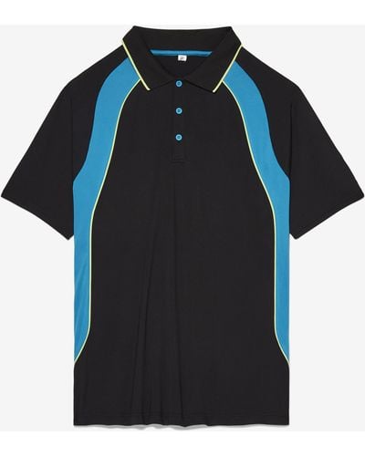 Fila Backspin Short Sleeve Polo - Black