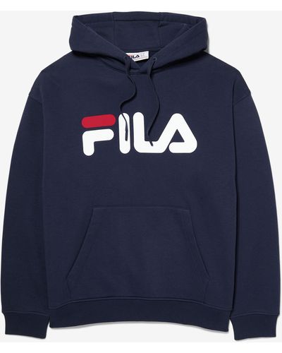 Fila Women Plus Size 2X Calm Graphic Colorbock Sweatshirt White Navy NWT