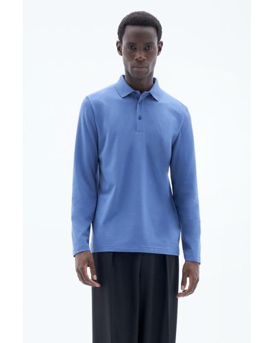 Filippa K Luke Stretch Polo Shirt - Blue