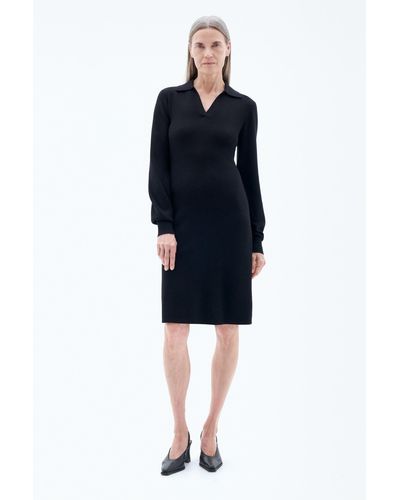 Filippa K Knit Polo Dress - Blue