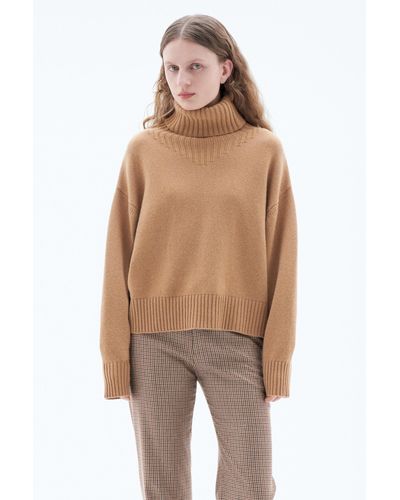 Filippa K Wool Turtleneck Sweater - Brown