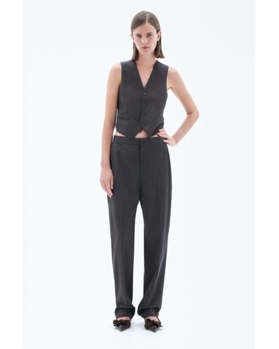 Filippa K Relaxed Tailored Pants - Blue