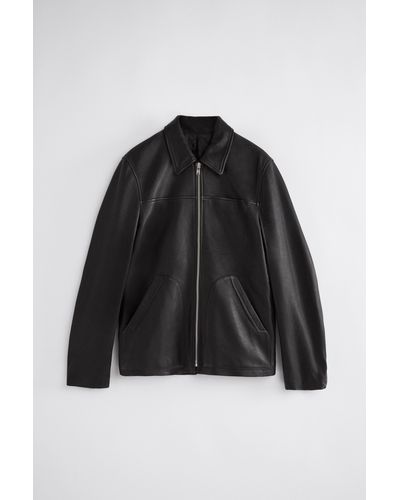 Filippa K Ames Leather Jacket - Black