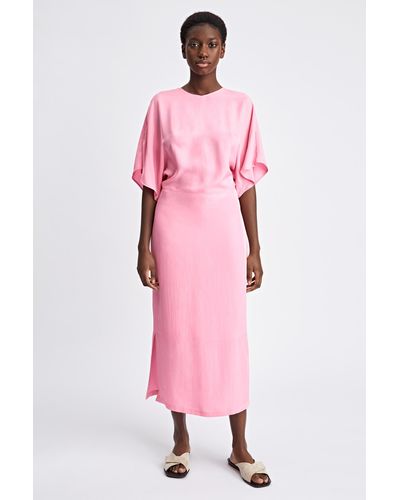 Filippa K Kimono Sleeve Dress - Pink