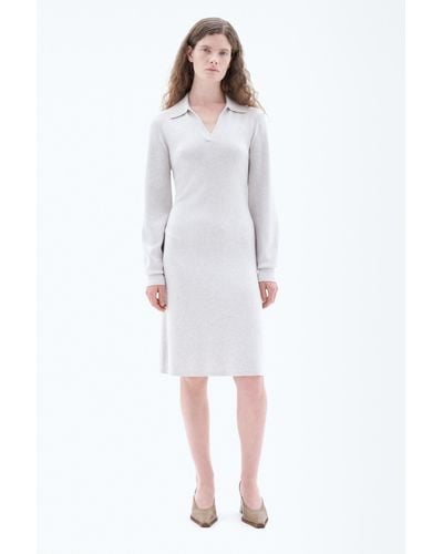 Filippa K Knit Polo Dress - White