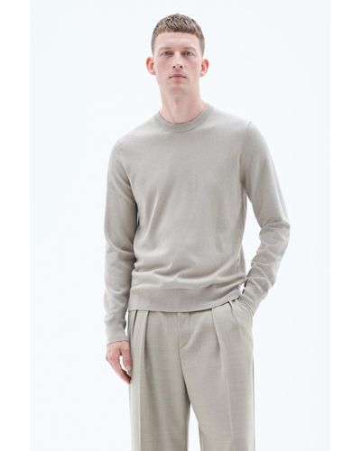Filippa K Cotton Merino Sweater - Grey