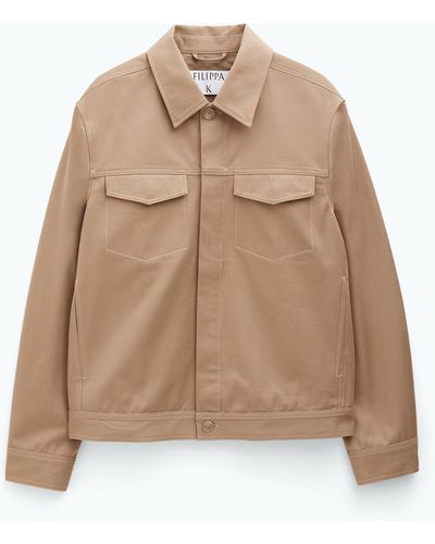 Filippa K Cotton Workwear Jacket - Natural