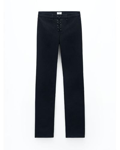 Filippa K Lace Front Jeans - Blue