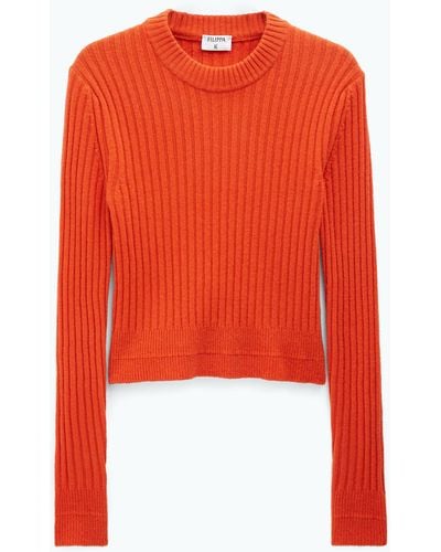 Filippa K Wool Rib Sweater - Red