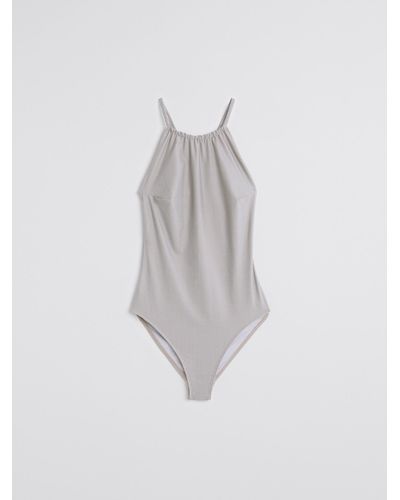 Filippa K Halter Printed Swimsuit - White