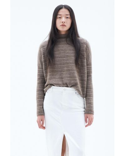 Filippa K Mika Stripe Sweater - Brown