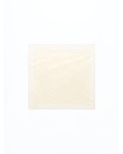 Filippa K Silk Plisse Scarf - White