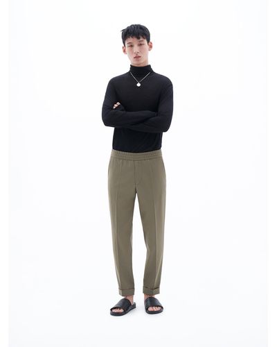 Filippa K Terry Cropped Trousers - Black