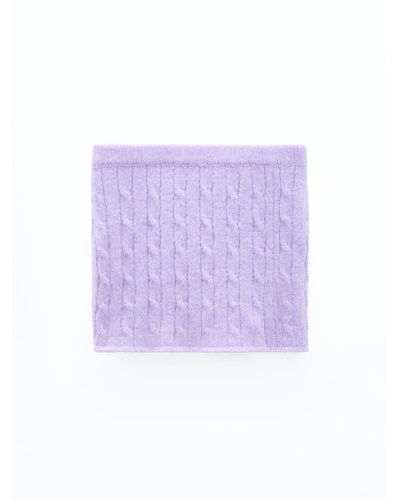 Filippa K Braided Mohair Knit Skirt - Purple