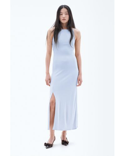 Filippa K High Neck Slip Dress - White
