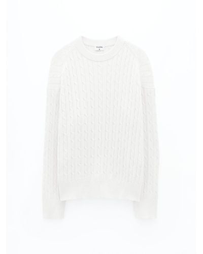 Filippa K Braided Sweater - White