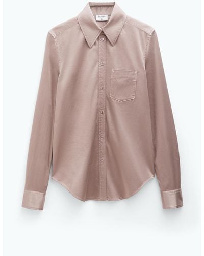Filippa K Garment Dyed Shirt - Brown